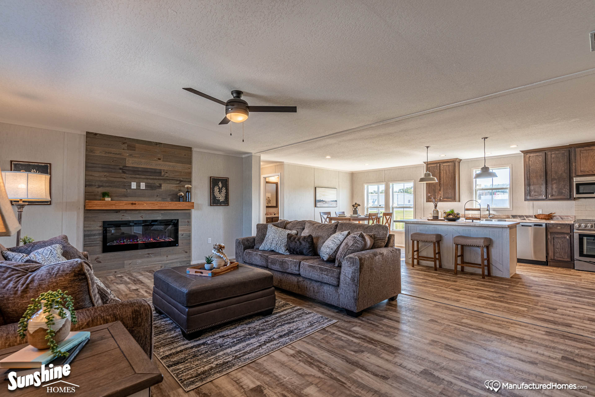 The Meadow Double Wide home by Sunshine Homes for sale at Gulf South Homes in Houma, Louisiana